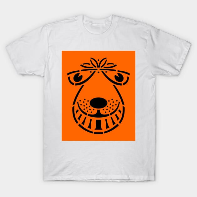 Space Hopper - Orange T-Shirt by Blade Runner Thoughts